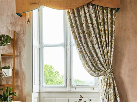 Angel Strawbridge Chateau Potagerie Lined Tape Top Curtains Cream