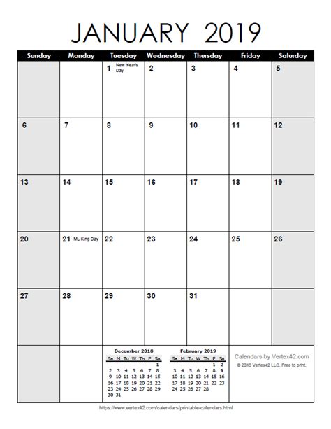 8x10 Printable Monthly Calendar Example Calendar Printable The