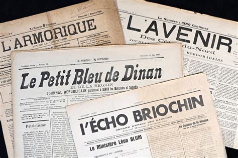 Des Journaux Anciens Numérisés Disponibles En Ligne Archives Des