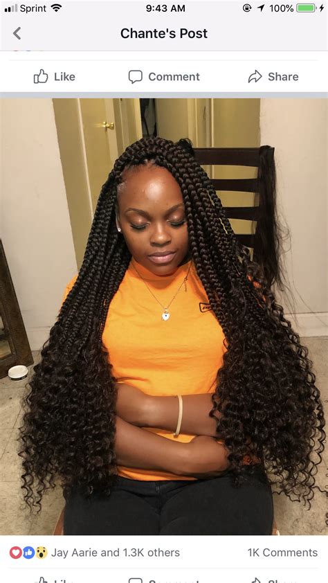 Box Braids With Curls At The End Lucky Customers Are Picked At Random