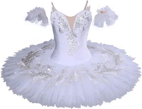 White Swan Lake Ballet Costume Dance Concert Outfit Dress Ups Woodland Gatherer