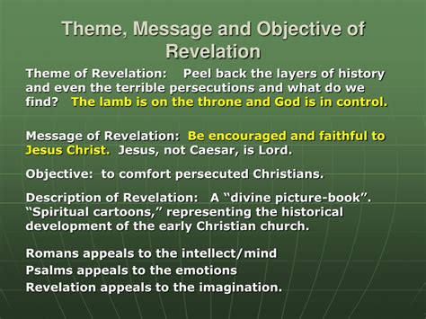 Ppt Revelation And Apocalyptic Literature Powerpoint Presentation