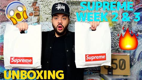 Supreme Ss18 Week 2 And 3 Unboxing Best Accessories Youtube