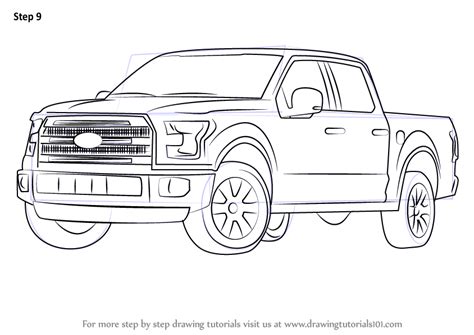 learn   draw ford   truck trucks step  step drawing tutorials