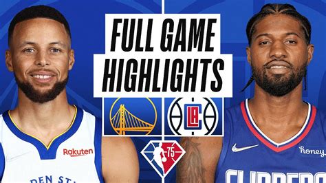 Warriors At Clippers Full Game Highlights November 28 2021 Youtube