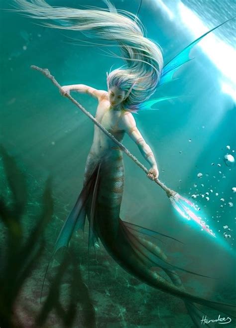 Artwork By Herodees Fantasy Mermaids Merfolk Mermaid Art