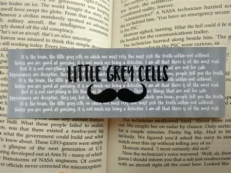 Hercule Poirot Little Grey Cells By Agatha