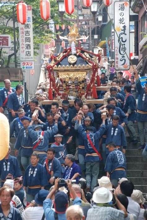 Last Day Of The Ikaho Festival In Gunma Parade Starts At Bottom Of