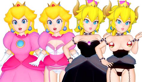 Peach Princess Bowsette Super Mario For Koikatsu By Evaanxd