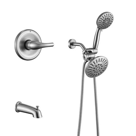 Buy Homelody Shower System Brushed Nickel Shower Set And Bathtub Faucet Dual Shower Heads