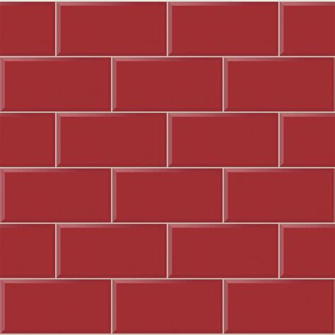 Offer Wilko Arthouse Wallpaper Romano Brick Red Wilko
