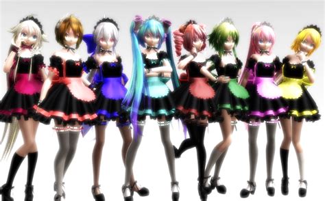 Tda Maid Outfits By Harukaluka Maid Outfit Sims 4 Dresses Sims Mods