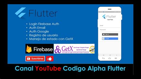 Iniciando Flutter Video Login Firebaseauth Google Getx Youtube