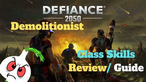 Defiance 2050 DEMOLITIONIST CLASS REVIEW SKILL TREE BUILD YouTube