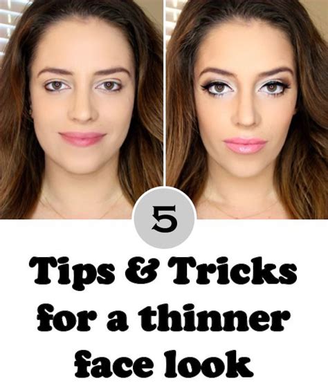 Tips And Tricks For A Thinner Face Look Thinner Face Contour For Round