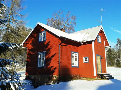 19th Century Log Cabin In Untorp Orsa Finnmark Dalarna Sweden