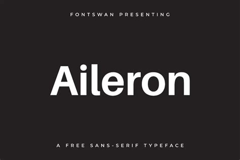 Aileron Font Free Download Fontswan