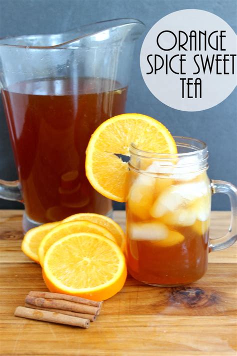 Orange Spice Sweet Tea Recipe | FaveSouthernRecipes.com