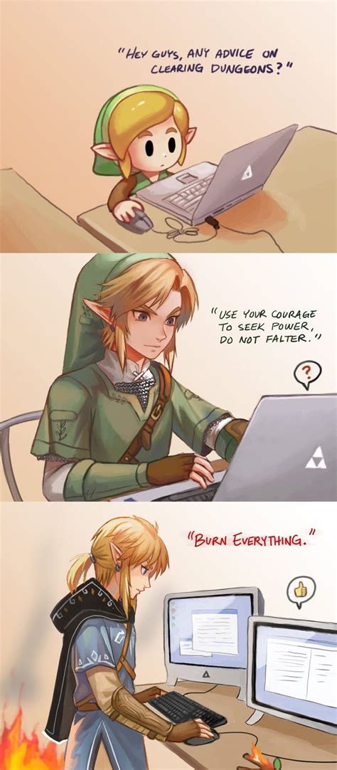 Links Advice Gaming Legend Of Zelda Memes Zelda Funny Legend Of