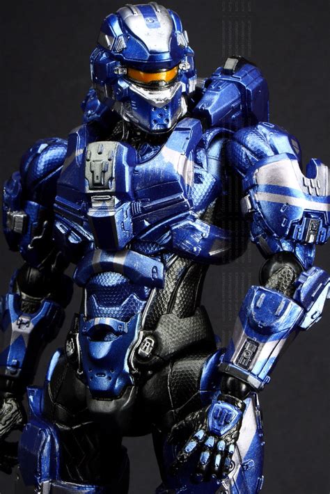Halo 4 Spartan Warrior Blue Mjolnir Powered Assault Armo Flickr