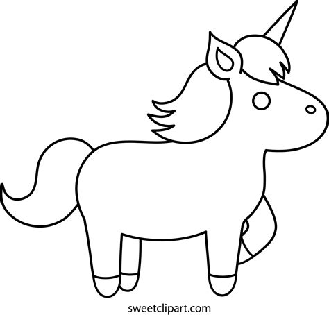 Unicorn Black And White Free Download On Clipartmag