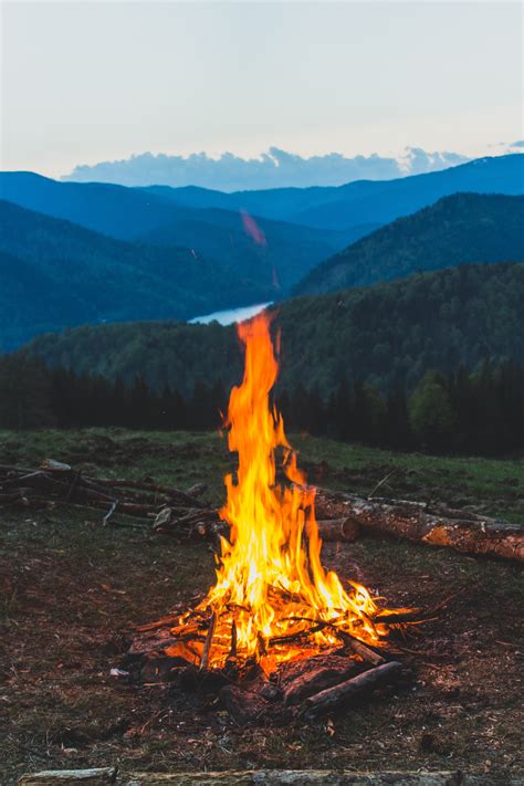 Free Images Flame Fire Bonfire Campfire Heat Geological