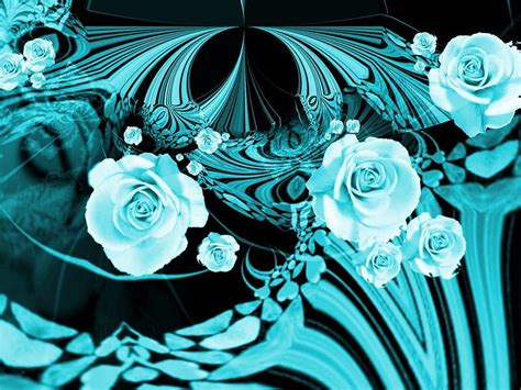 1920x1080px 1080p Free Download Turquoise Rose Best 35143 Teal Rose