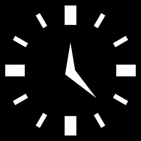 Square Clock Svg Png Icon Free Download 5892 Onlinewebfontscom
