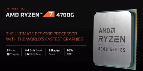 Amd Ryzen 4000 Series Desktop Processors With Amd Radeon Graphics Set