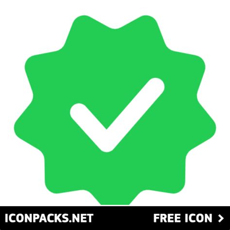 Free Light Green Verified Sign And Tick Svg Png Icon Symbol Download