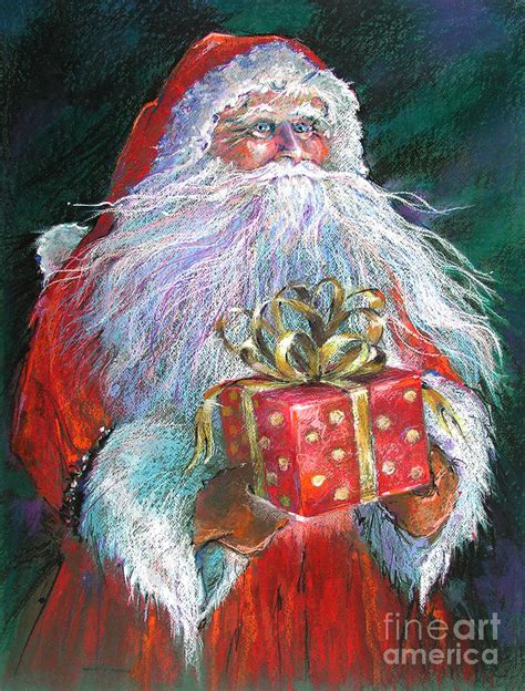 Santa Claus The Perfect T Painting By Shelley Schoenherr