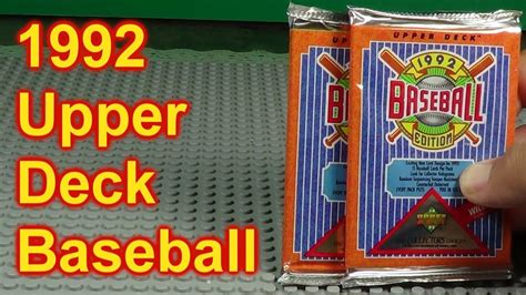We purchase 80% of our cards at ebay but have also used heritage and goldin auctions. 2 1992 Upper Deck Baseball Wax Pack Cards Opening Rookies in 2020 | Cards, Baseball cards, Deck