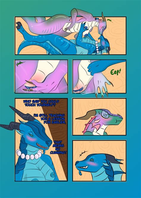 rule 34 absurd res anthro blush bodily fluids breast grab breasts dialogue dragon duo female