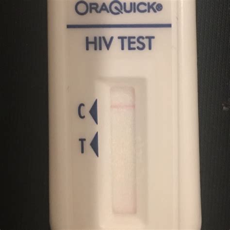 Hiv Test Do You See A Faint Line 1 Line On The C Means Negative 2