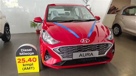 Hyundai Aura 2020 Red Color Exclusive Review Youtube