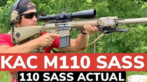 kac m110 sass best sniper rifle ever youtube