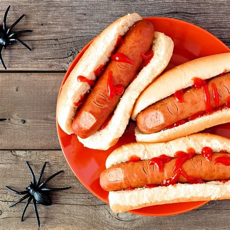 Recette Hot Dog Halloween