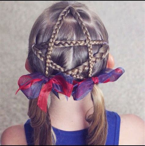 Patriotic Braids Hair Styles Little Girl Hairstyles Cool Hairstyles