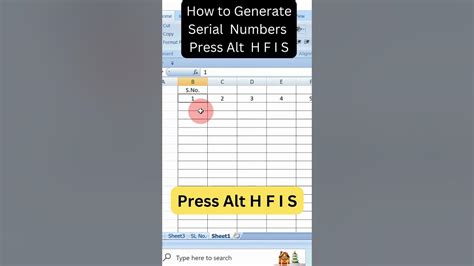 Serial Numbers Shortcut Key Alt H F I S Shortcuts Tip Of The Day