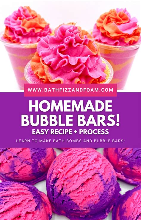 Wonder Bar Recipe Diy Bubble Bars Bubble Scoops And Piped Bubble Frostingall In One Solid Bubble