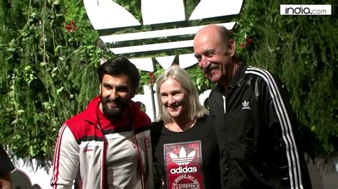 American tennis player stan smith pictured in action against. Ranveer Singh meets Tennis Player Stan Smith - YouTube