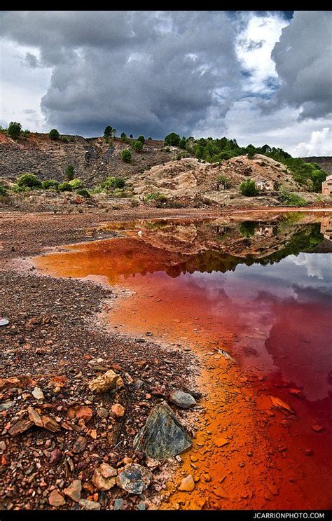 The Río Tinto Is A River In Southwestern Spain That Originates In The