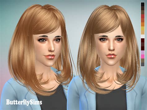 My Sims 4 Blog Butterflysims 023 092 And 058 Hair For Males And Females