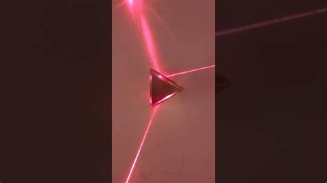 Dispersion Of Light Experiment Through A Prism And Laser Light Youtube