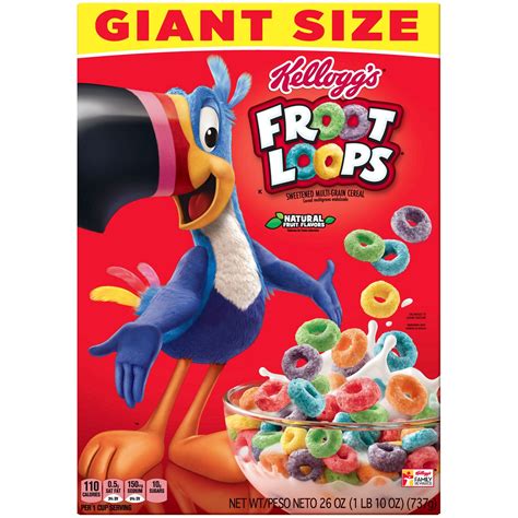 Froot Loops Breakfast Cereal 26oz Kelloggs Froot Loops