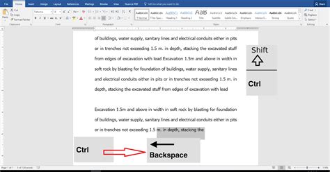 Learn New Things Shortcut Key To Delete Many Words At One Time In Ms Word