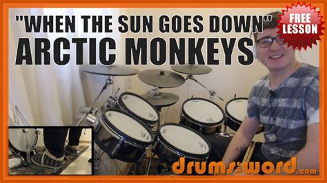 When The Sun Goes Down Arctic Monkeys Free Drum Lesson How To Play Drum Beat Matt Helders