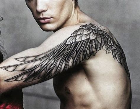 Beautiful Winged Back Tattoo Forearm Wing Tattoo