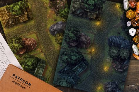 Village Street ⋆ Angela Maps Battle Maps For Dandd And Other Rpgs In