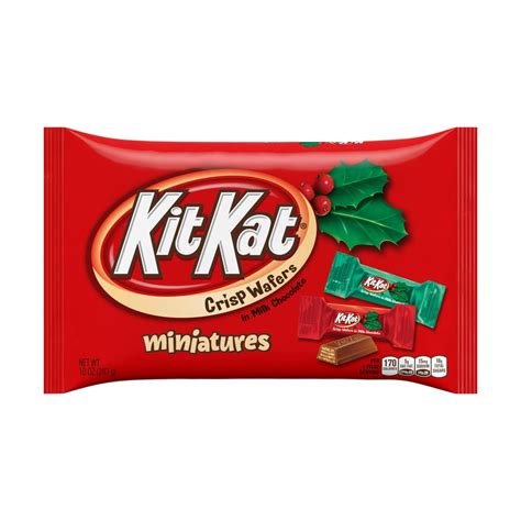 Kit Kat Crisp Wafers In Milk Chocolate Miniatures Candy Bag 10 Oz